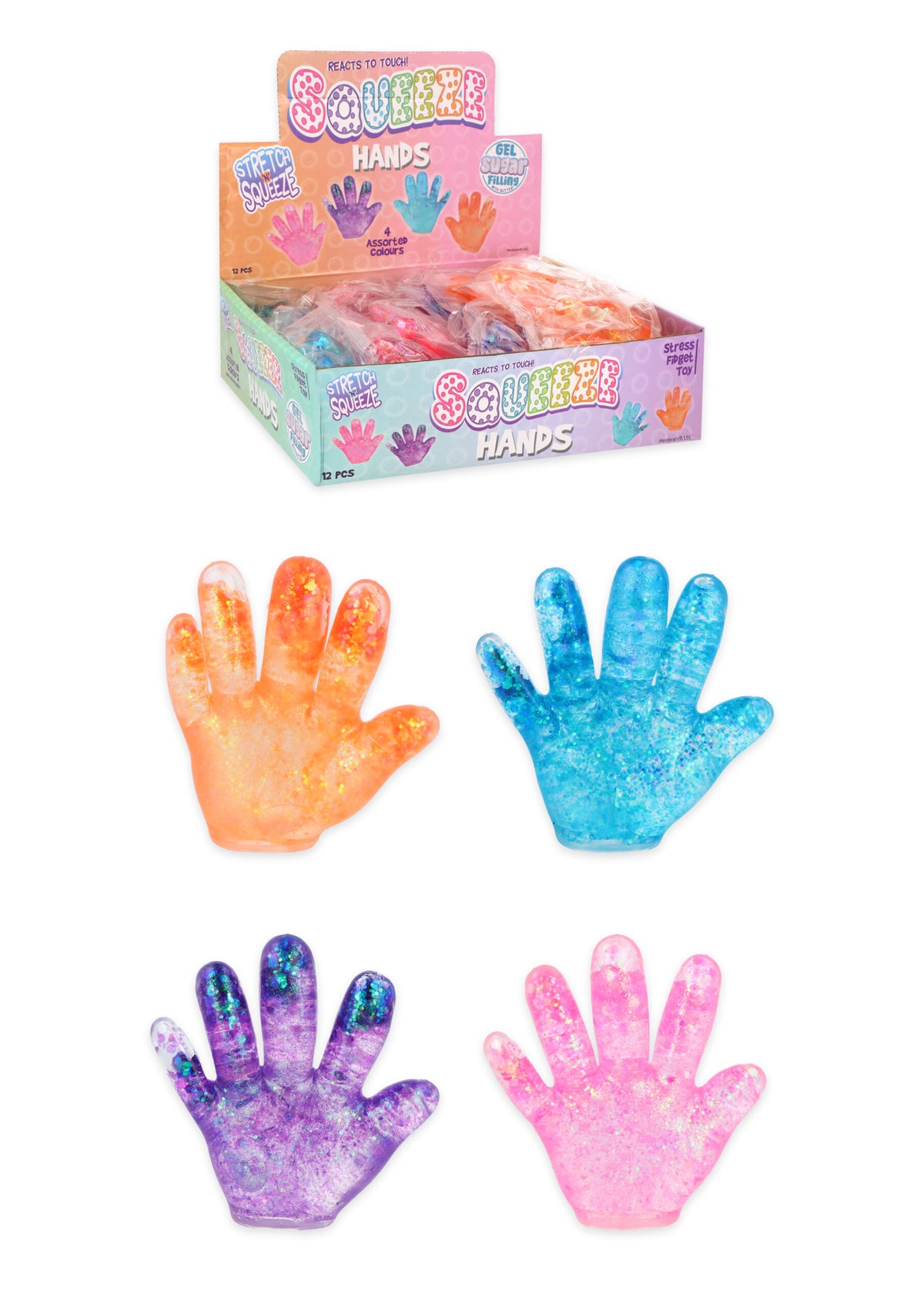 Squeeze Hand With Sugar Quantities of 12 Wholesale