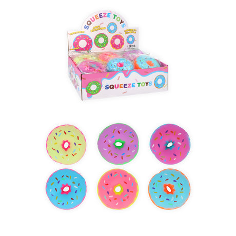 Doughnut Squeeze Toy (9cm) Wholesale
