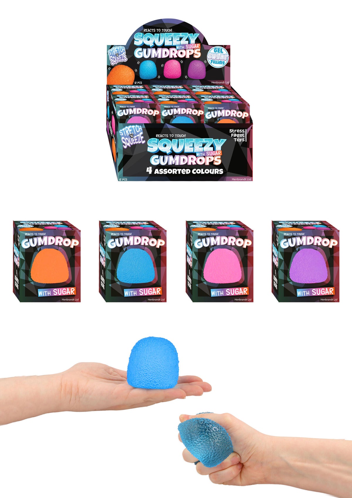 Squeeze Maltose Gumdrop with Sugar Quantities of 12