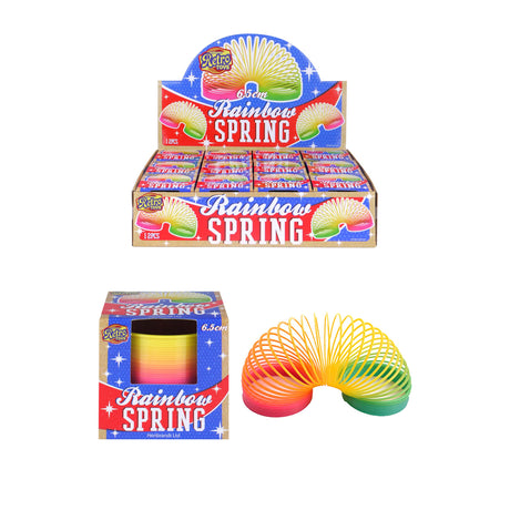 Rainbow Spring (6.5cm) Quantities of 12 Wholesale