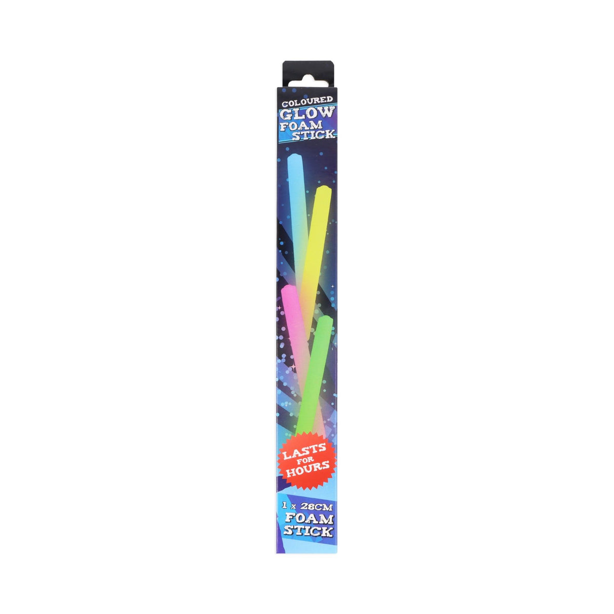 Foam Glow Stick (28cm) 4 Assorted Colours Quantities of 12
