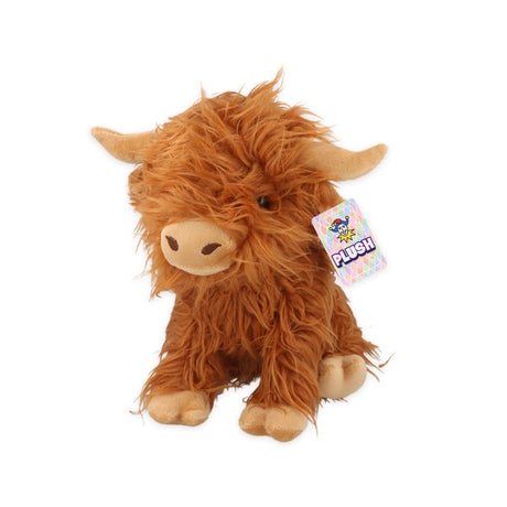 Highland Cow Plushie (9″/23cm) Quantities of 12 Wholesale