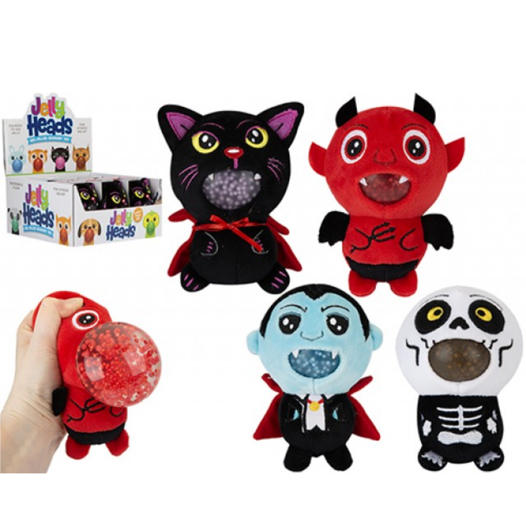 Halloween Plush Jelly Head Quantities of 12