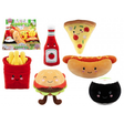 Softlings Fast Food 15cm Plush Quantities of 12 Wholesale