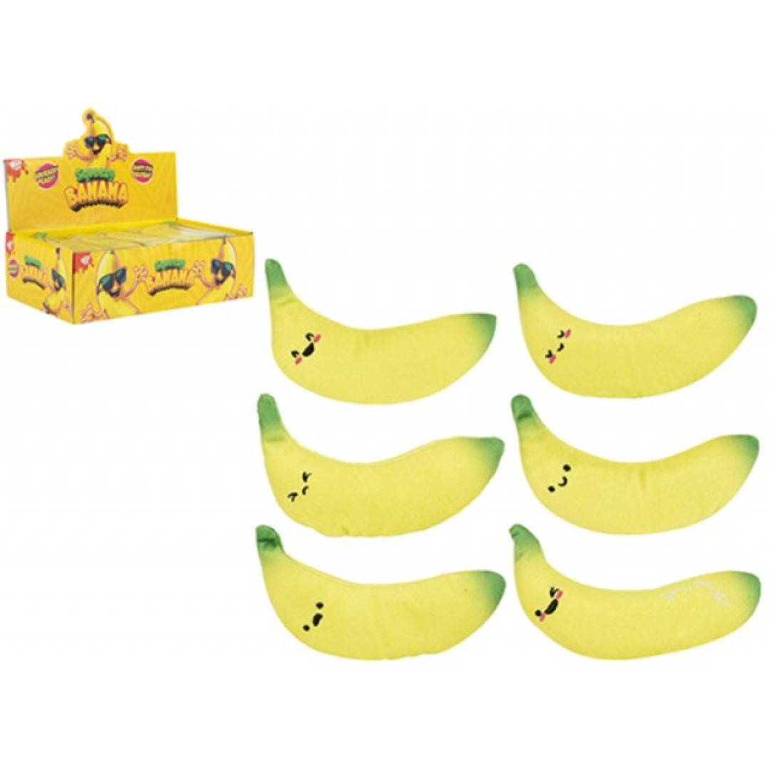 Squishy Banana Plush Quantities of 12