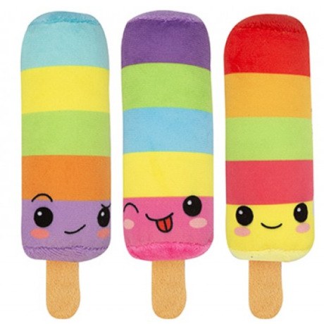 12cm Cuddle Crew Plush Lolly on a stick Quantities of 60 Wholesale