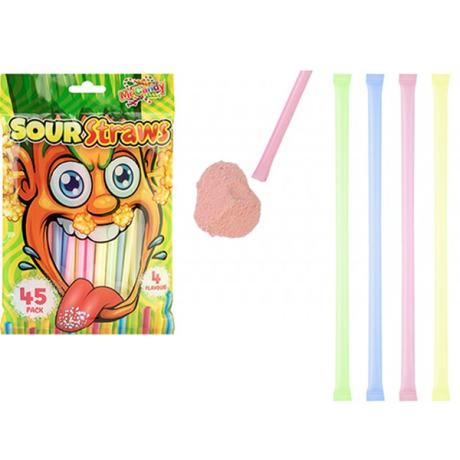 Sour Straws 45 in a pack Wholesale