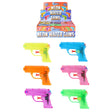 Water Gun (11cm) 6 Assorted Neon Colours Wholesale