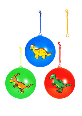 PVC Dinosaur Balls with keychain (25cm) Wholesale