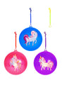 PVC Unicorn Balls on keychains - Pack of 24 (25cm) Wholesale