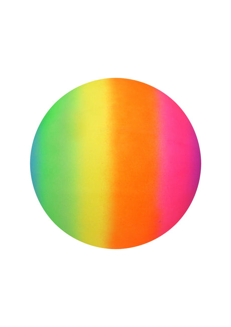 Jumbo Rainbow PVC Ball in vibrant colors, 45cm.