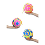 PVC Abstract Football Ball (25cm) with keychain quantities of 24 Wholesale