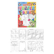 Mini Puzzle Book with coloring, spot the difference, and word puzzles, ideal for party favors and classroom use.