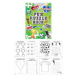 Mini Football Puzzle Book with activities and coloring, size 10.5cm x 14.5cm.