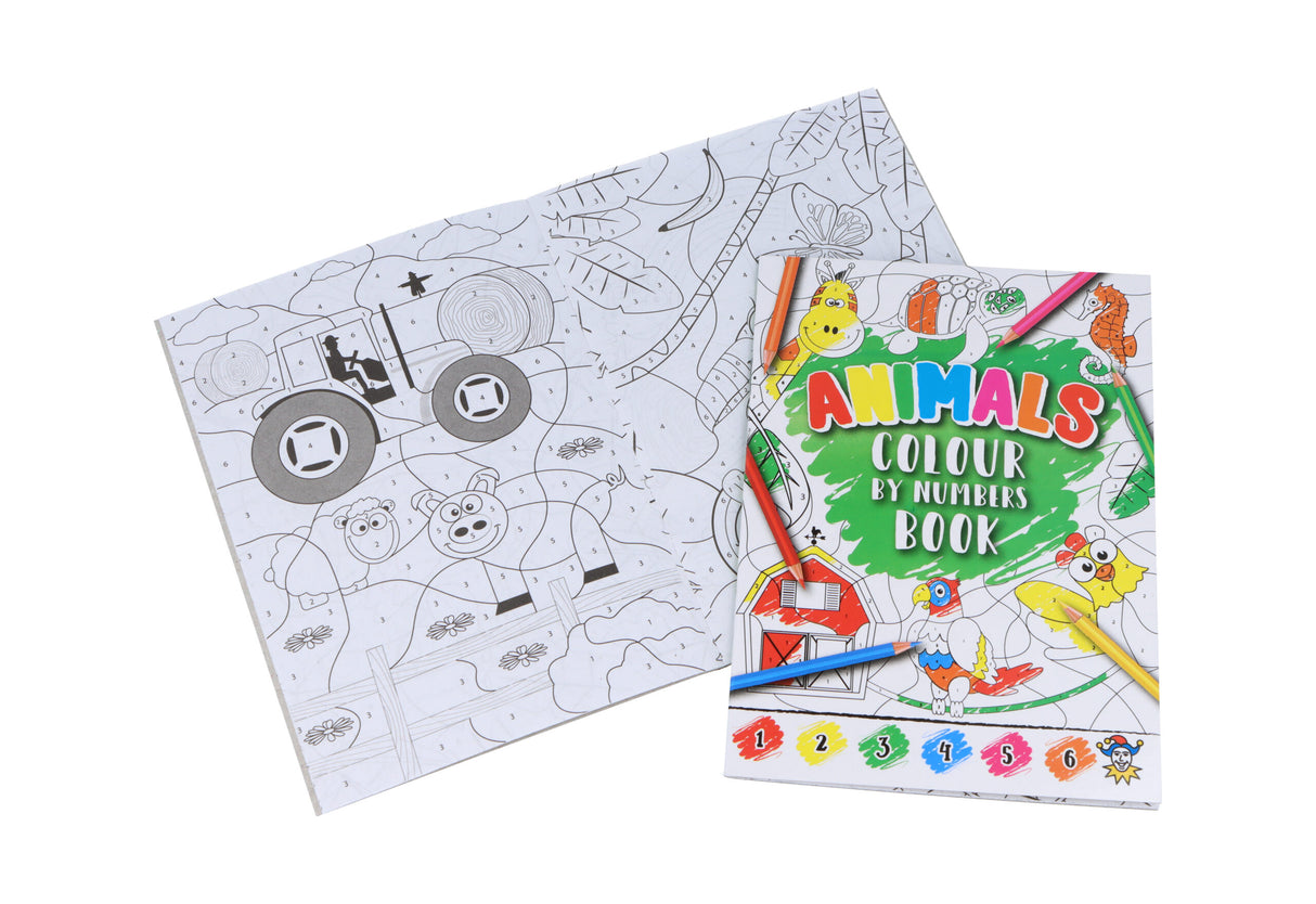 Mini Animal Colour By Numbers Colouring Book