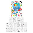 Mini Boys Colour By Numbers Colouring Book with engaging illustrations for kids' creativity and learning.
