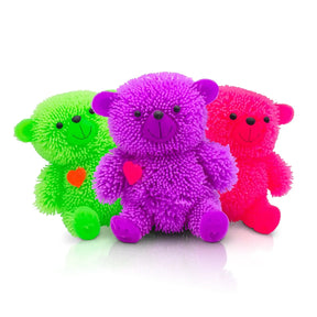 Flashing Squidgy Teddies Quantities of 12 Wholesale
