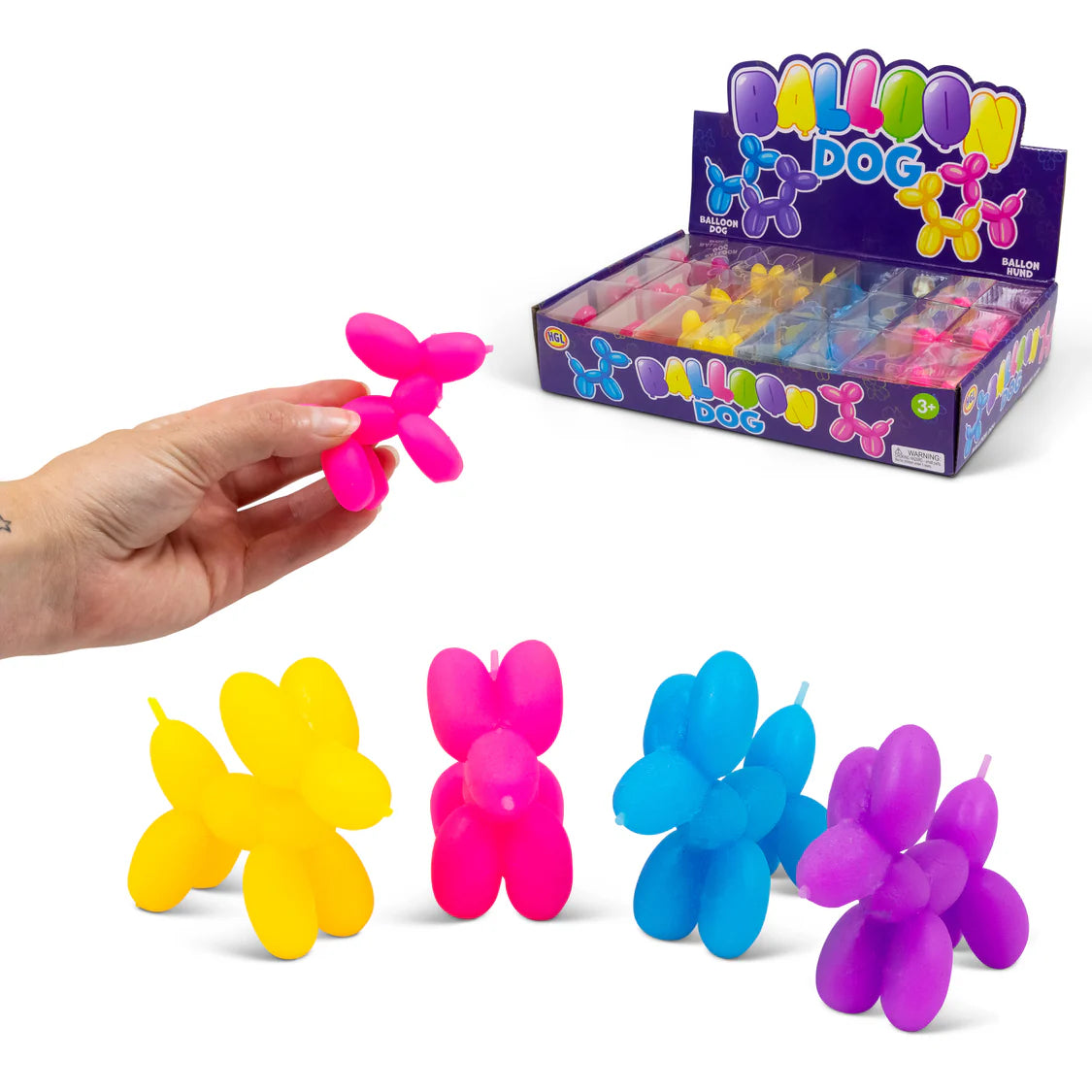 Squishy Balloon Dog Quantities of 12 Wholesale