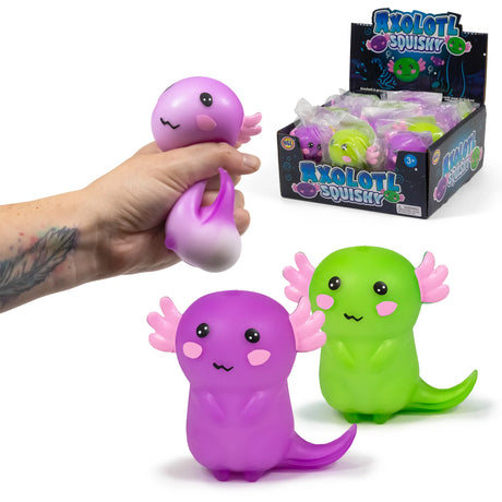 Axolotl Squishy Quantities of 12 Wholesale