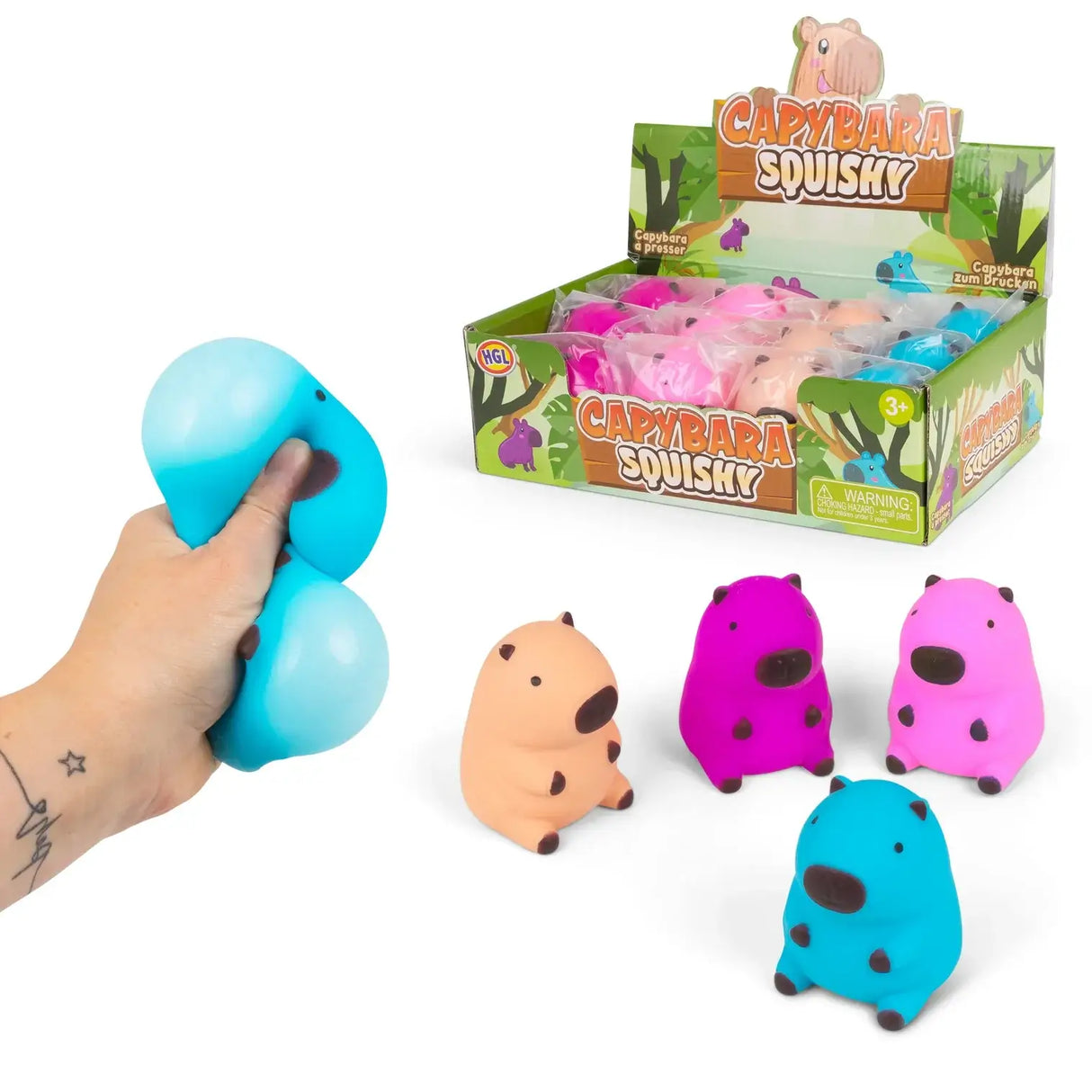 Squeezy Capybara Quantities of 12 Wholesale