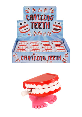 Clockwork Wind Up Chatting Teeth (4cm) (Pack of 12) Wholesale