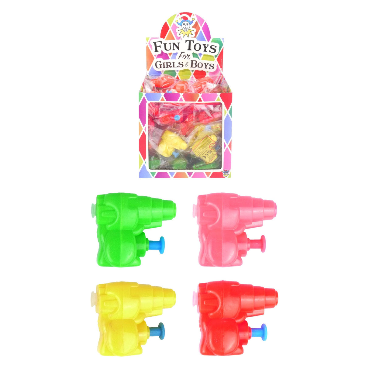 Mini Water Gun 5cm in assorted colors for children.