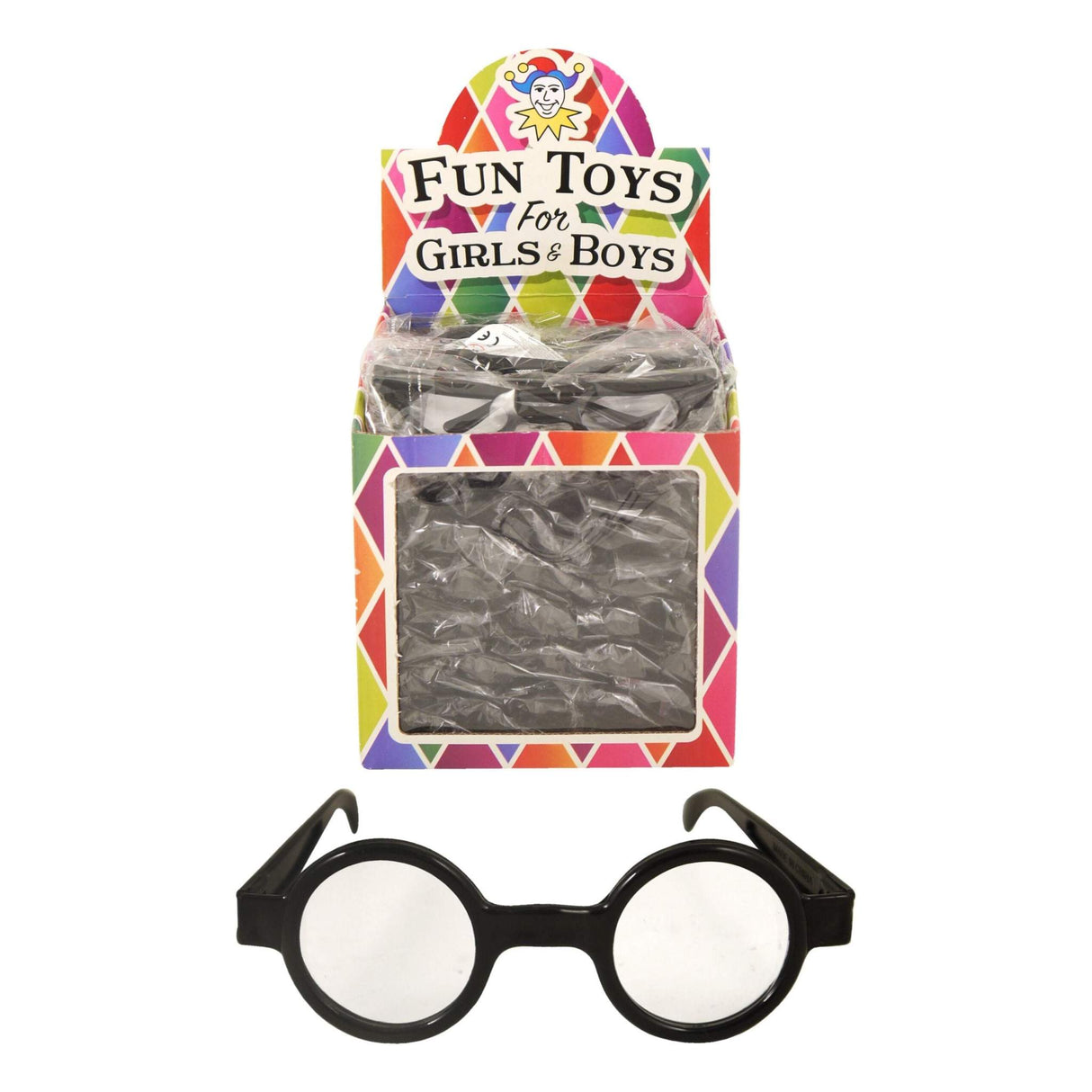 Children's clear lens nerd glasses for costumes.