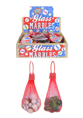 Glass Marble Nets (21pcs) Quantities of 24 Wholesale