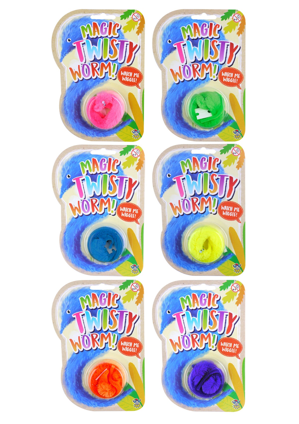 Magic Twisty Worm Quantities of 24