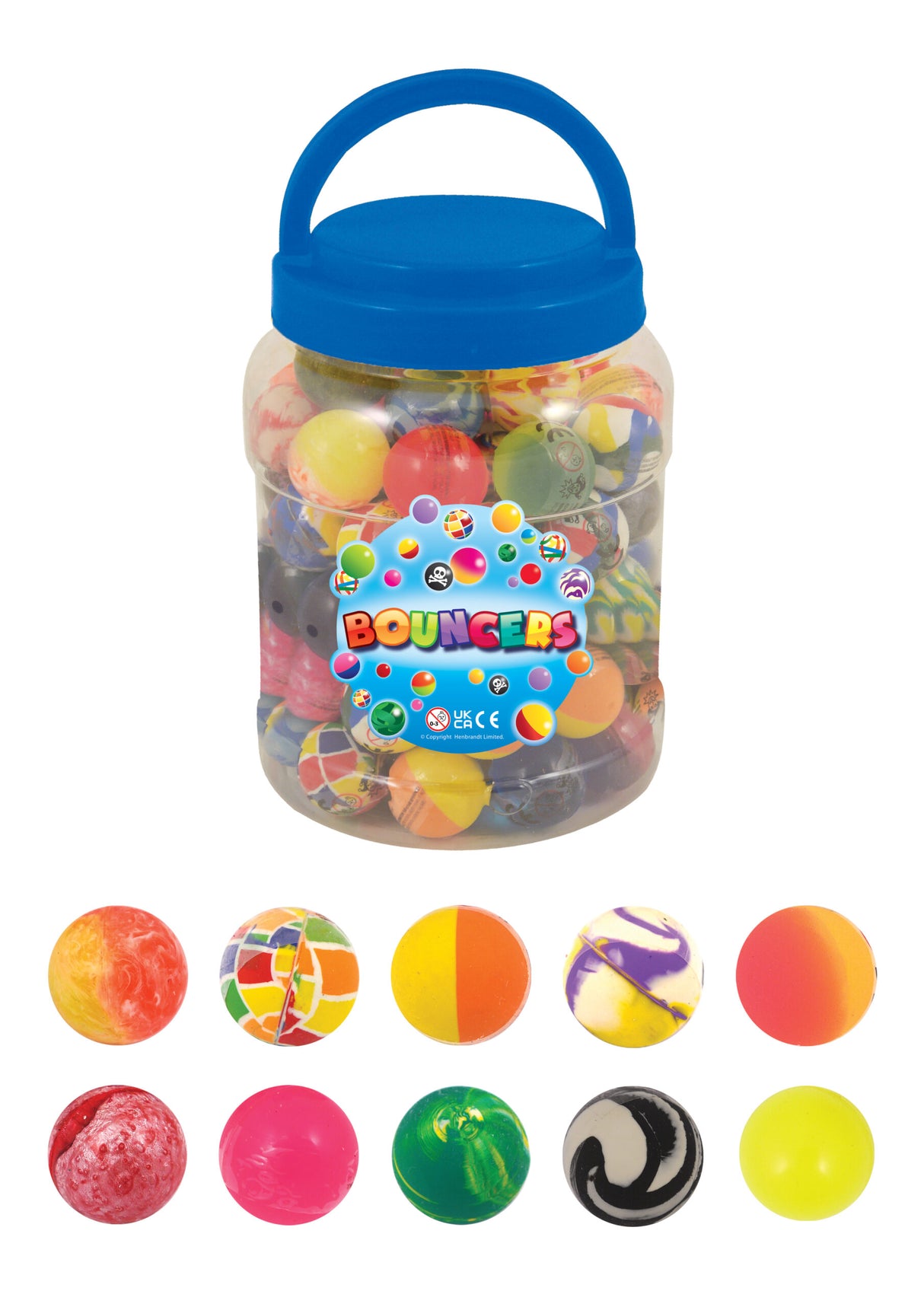 Bouncy Balls / Jet Balls (3.3cm) Quantities of 72