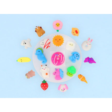 Bucket of 100 Squishies Quantities of 12 Wholesale