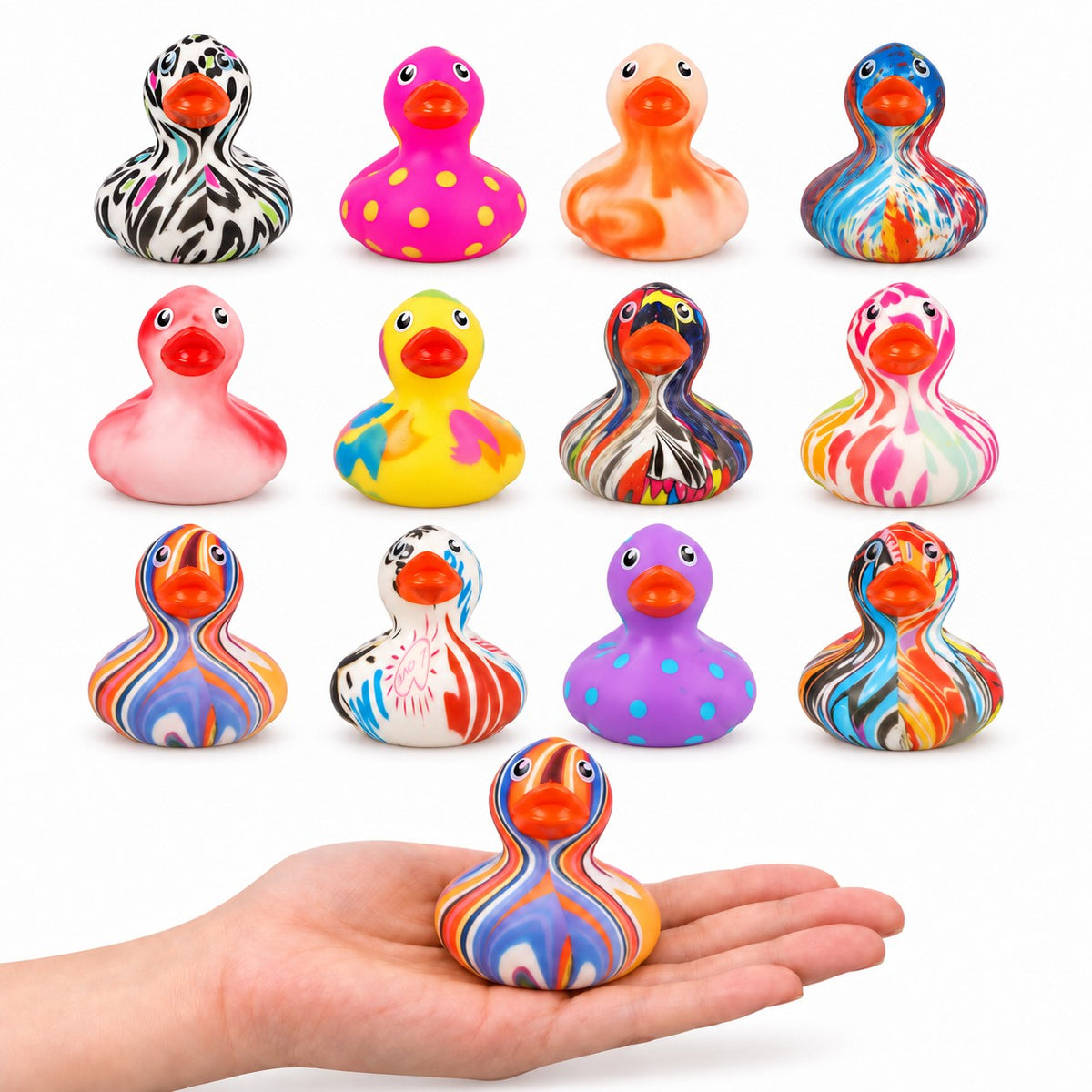 Mini Colourful Rubber Duck (5cm) Quantities of 12