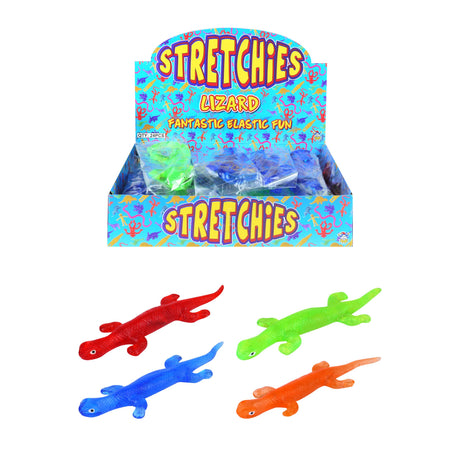 Stretchy Sticky Lizard 22cm Quantities of 24 Wholesale