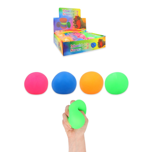 Stretchy Stress Balls (7cm) Quantities of 12 Wholesale