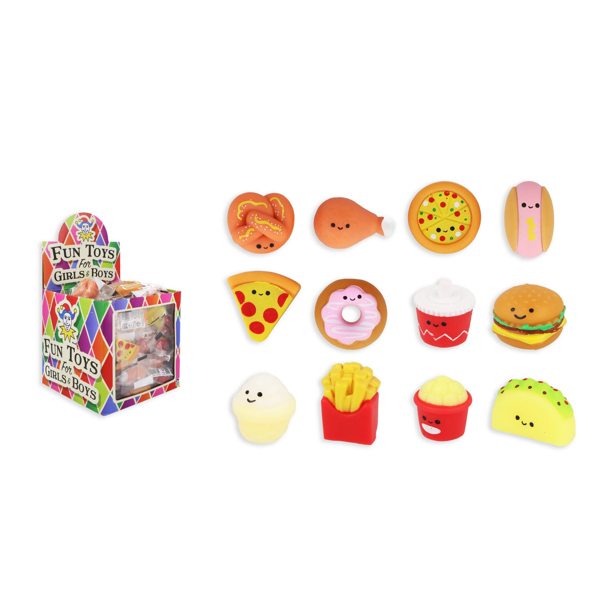 Mini Fast Food Squishies (4cm) Wholesale