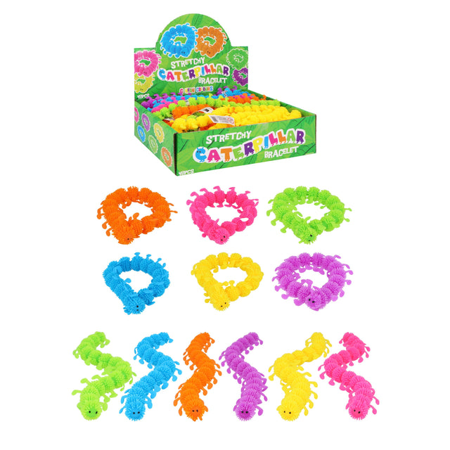 Caterpillar Bracelet (26cm x 3cm) Quantities of 48 Wholesale