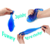 Stretchy Sticky Fish (17.6cm x 6.5cm) Quantities of 12 Wholesale