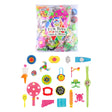 Assorted party bag fillers with colorful toys and fun items for kids.