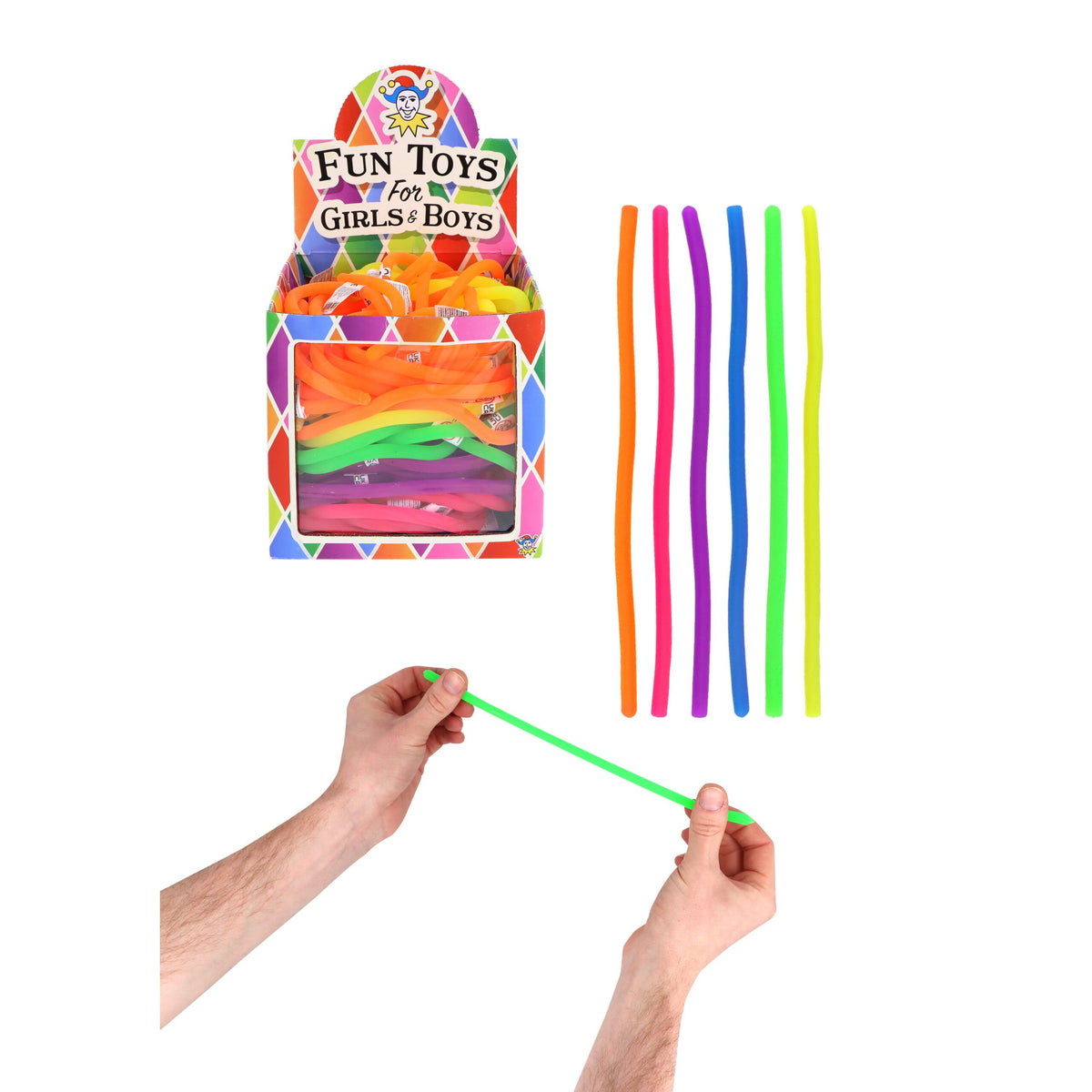 Stretchy Elastic String Noodle (23cm) Quantities of 144 – TC Toys