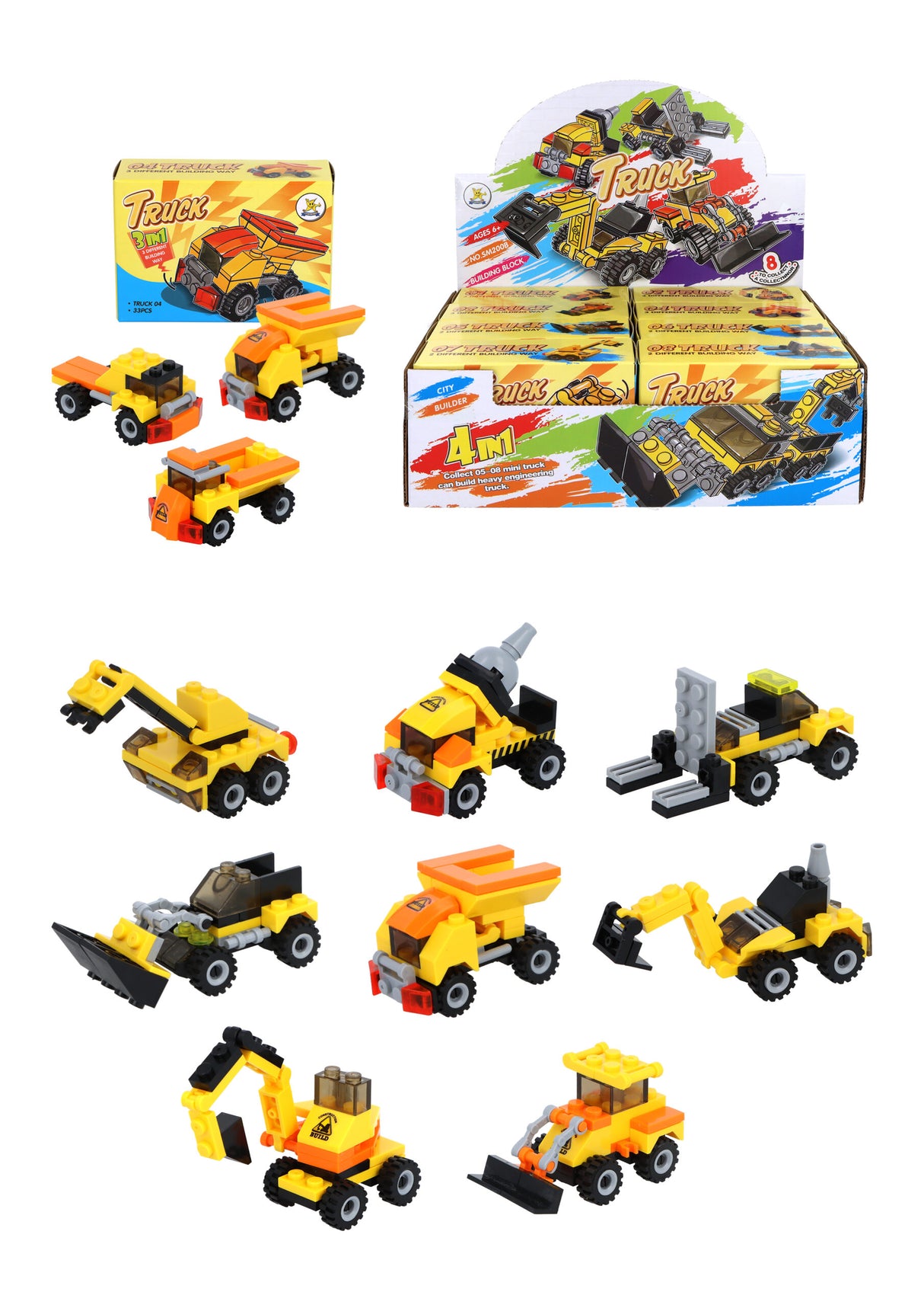 Truck Block Kits Quantities of 8