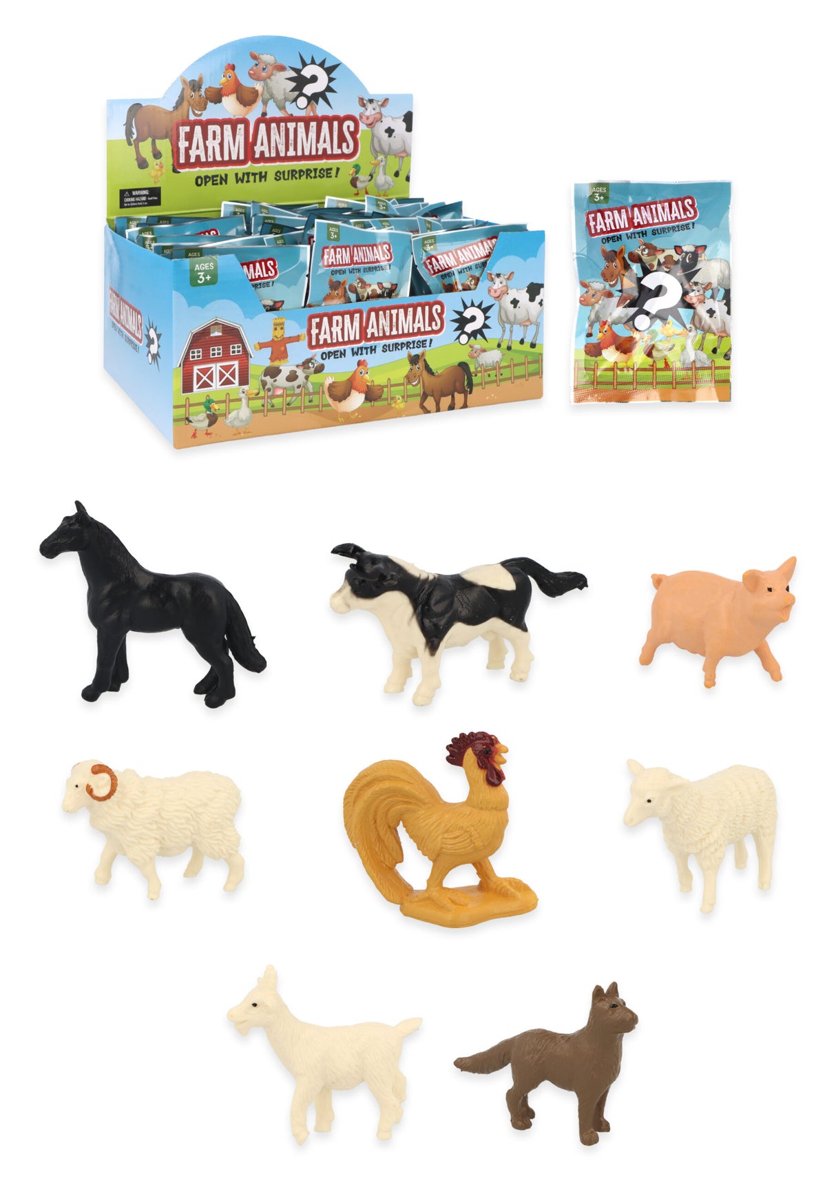 Farm Animal Toy Blind Bag Surprise! Quantities of 60