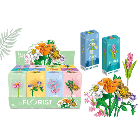 Florist Flowers Building Blocks - Quantities of 12 Wholesale