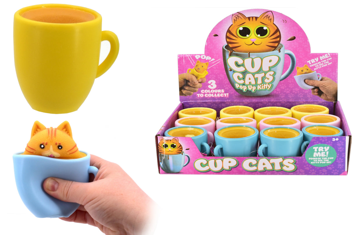 Pop Up Cup Cats Quantities of 12