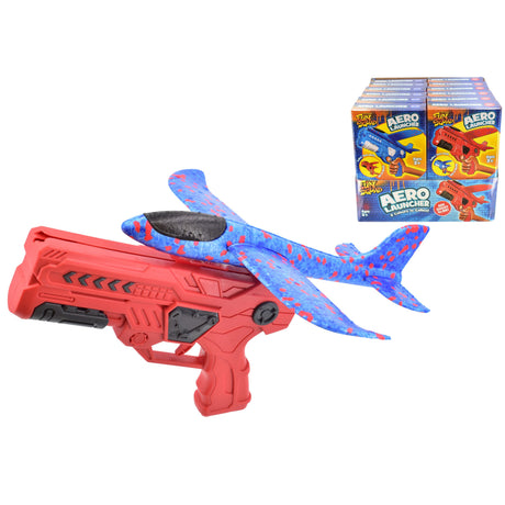 Small Foam Aeroplane & Gun Quantities of 12 Wholesale