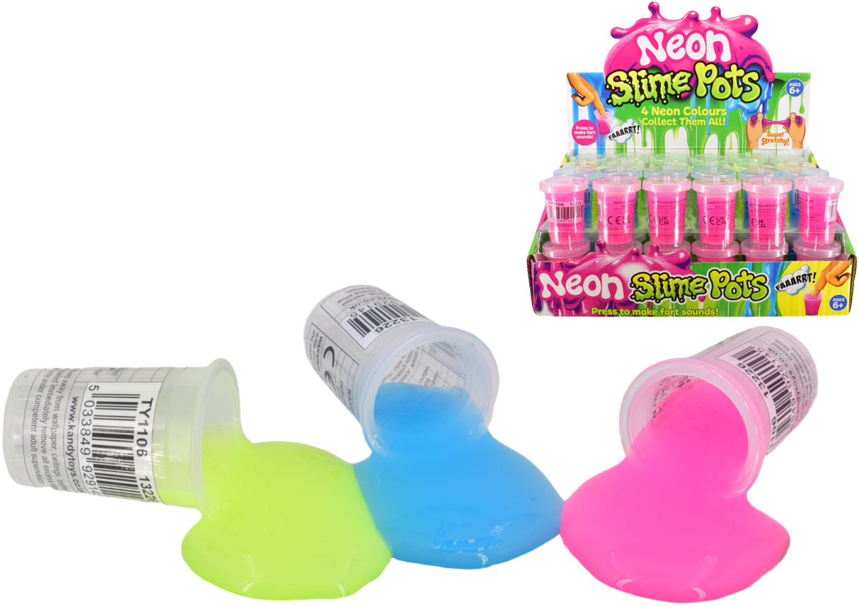 Neon Slime 10g pots Quantities of 48