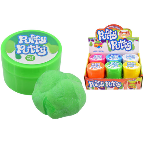 60g Puffy Putty Quantities of 12 Wholesale