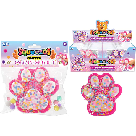 180g Large Cats Paw With Glitter & Bobbles Quantities of 12 Wholesale