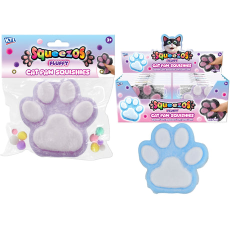 180g Large Fluffy Cats Paw With Glitter & Bobbles Wholesale