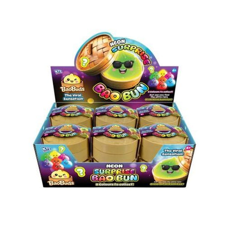 Neon/Glow in the dark Bao Buns Quantities of 12 Wholesale