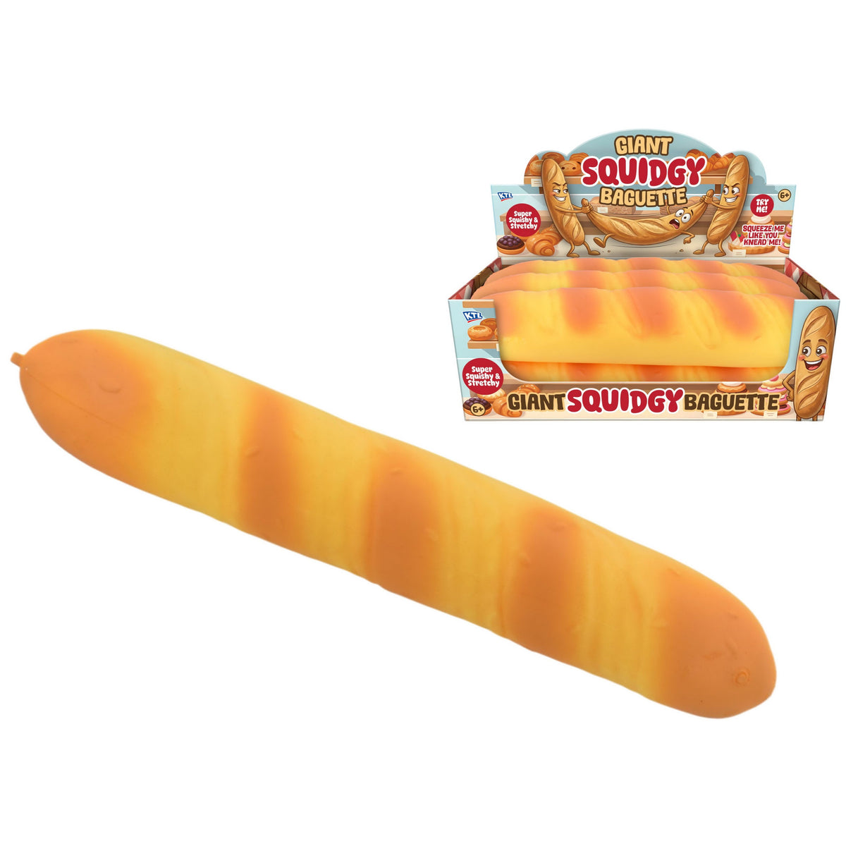 Jumbo Squishy Baguette Quantities of 6 Wholesale